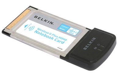 BELKIN PC CARD WIFI G+MIMO