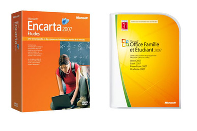 MICROSOFT OFFICE FAMILLE 2007 + ENCARTA ETUDES 2007