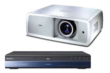 SANYO PLV-Z2000 + BLU-RAY S300
