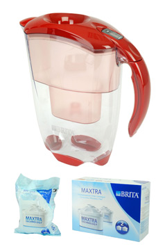 BRITA ELEMARIS ROUGE + 3 CARTOUCHES