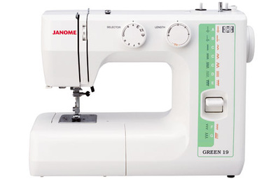 Machine a coudre JANOME GREEN 19