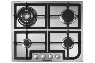 Table gaz ROSIERES RTG 64 SQFIN INOX