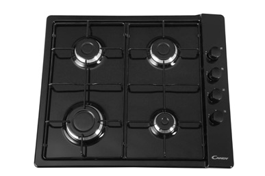 Table gaz CANDY CLG 64 SPN NOIR