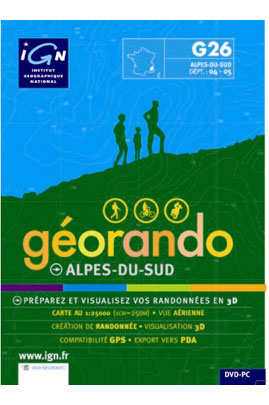 Vie pratique et culture IGN GEORANDO ALPES DU SUD