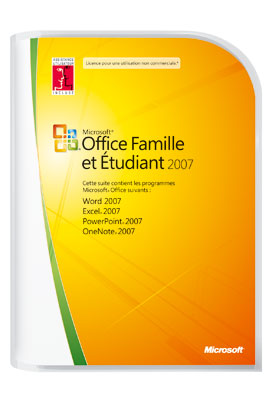 Bureautique MICROSOFT OFFICE FAMILLE 2007