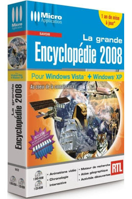 Vie pratique et culture MICRO APPLICATION GRANDE ENCYCLOPEDIE 2008