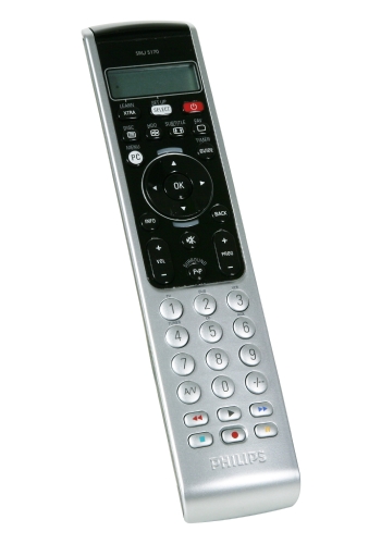 Télécommande PHILIPS SRU5170/86-Télécommande 7 en 1 accompagné un ecran rétroéclairé. Un guide de mise en route simplifié est fournie installation aisée. Doté d'une touche copie pour programmer particuliérement les appareils PHILIPS. La Philips SRU5170/86 possède aussi une fonction d'apprentissage.