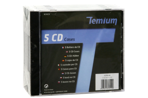 Rangement cd dvd temium cd slim x5 Rangement cd dvd temium cd slim x5