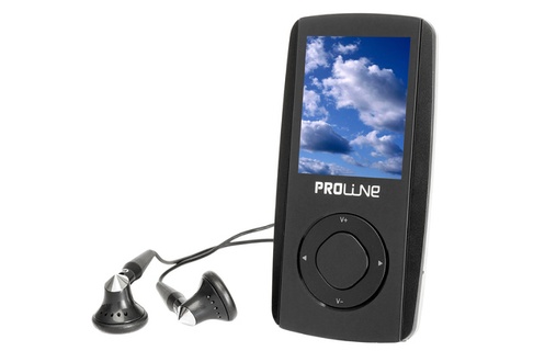 Baladeur vidéo MP3-MP4 PROLINE NK01 8GO-Capacité 8 Go / Lecteur MP3, WMA, WAV, photo JPEG, BMP / Radio FM enregistrable / Dictaphone
