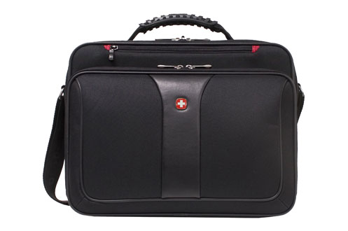 Sacoche de transport en nylon noir pour ordinateur portable 15,4 