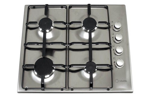 Grilles en acier émaillé / Allumage "une main" / Sécurité gaz par thermocouple / Inox