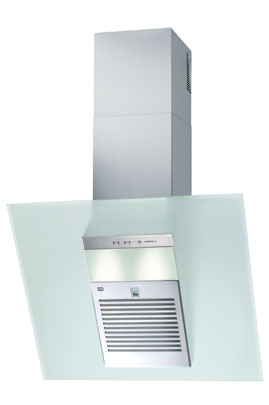 Hotte décorative DE DIETRICH DHD 497 XE1 INOX/VERRE