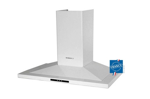 Hotte d&eacute;corative murale DE DIETRICH DHD 519 WE1 BLANC