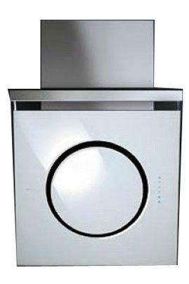 Hotte d�corative murale - 80 cm / 4 �clairages halog�nes de 20 Watts
