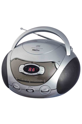 Radio CD / cassette PROLINE NC 120 ARGENT