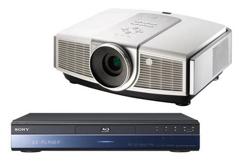 Vidéoprojecteur + lecteur Blu-ray BENQ W5000+BLURAY S300