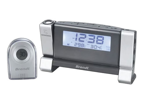Tuner analogique FM/PO (AM) avec affichage numérique / Alarmes : radio ou sonnerie / Double programmation / Projection plafond et affichage de la température