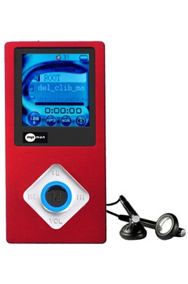 Baladeur vidéo MP3-MP4 MPMAN OV15/8GO rouge
