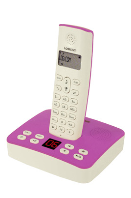 T&eacute;l&eacute;phone sans fil LOGICOM RIVA 450 ROSE