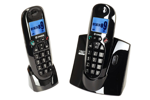 T&eacute;l&eacute;phone sans fil SAGEM D 56T DUO NOIR