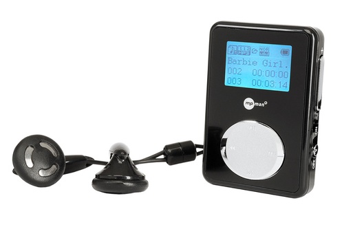 Baladeur audio MP3 MPMAN MPF402/4GO NOIR-Capacité 4 Go / Compatible MP3, WMA / Radio FM / Ultra mini / leger / écran LCD