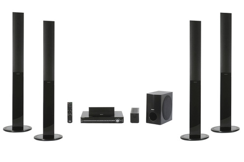 Cha�ne home cin�ma SONY DAV-DZ880W - Sony - :.Puissance 1000 watts / Lecteur DVD / DivX / MP3 / WMA / JPEG / Port USB Host (MP3, JPEG, DivX, MPEG4) / Enceintes arri�res sans fil 