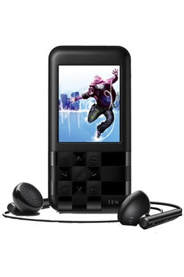 Baladeur vidéo MP3-MP4 CREATIVE ZEN MOZAIC EZ100 8GO NOIR-Capacité 8 Go / Ecran TFT 1,8" (4,57cm) / Dictaphone / Clavier en mosaïque