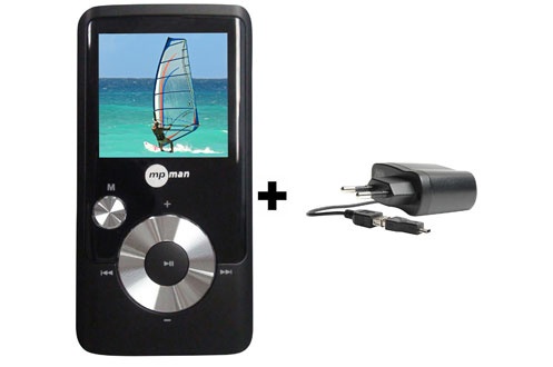 Baladeur vidéo MP3-MP4 MPMAN MP160/2GO FM+CHARGEUR-Capacité 2 Go / Radio FM enregistrable / Dictaphone / Chargeur fourni