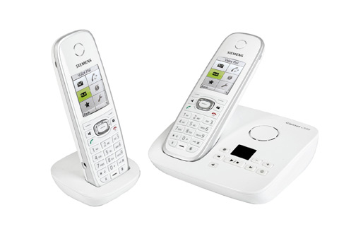 T&eacute;l&eacute;phone sans fil SIEMENS GIGASET C 595 DUO BLANC