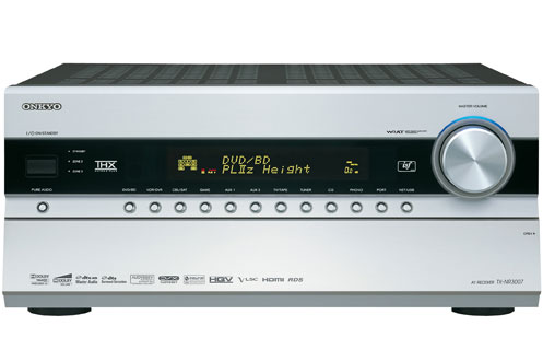 Ampli Home Cinéma ONKYO TX-NR3007 ARGENT-Puissance 9 x 200 Watts (6 ohms) / THX Select 2 + / Dolby True HD / DTS HD / Audyssey DSX / Prologic IIz / Upscaling 1080p avec puce HQV Reon-VX / Calibrage Vidéo HDMI - USB Host - Port ethernet : DLNA