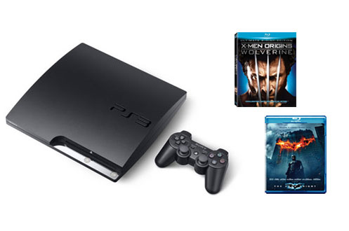 Consoles PS3 SONY 250GO+2 BLU-RAY