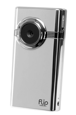 Caméscope de poche FLIP VIDEO MINO HD CHROME-Camescope de poche / Haute définition - Mode photo 920 000 pixels / Capteur CMOS HD de 2,2 mégapixels / Mémoire interne 4 Go60 minutes d'enregistrement