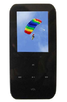 Baladeur vidéo MP3-MP4 MPMAN TK 200/4GO-Capacité 4 Go / Lecteur MP3, WMA, WAV, JPEG, MPEG4 / Tuner FM / Claviera semi-tactile 5 touches