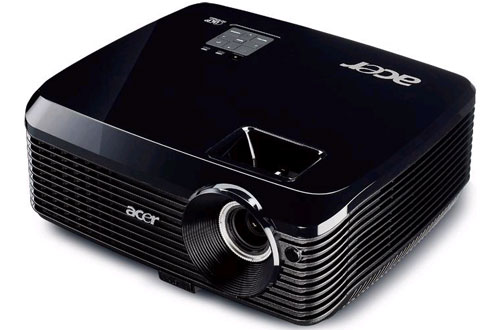 Vidéoprojecteur ACER X1130P-Technologie DLP 3D compatible Nvidia / Résolution 800x600 Pixels (SVGA) / 2500 Lumens Ansi - Contraste 3000:1 / Compatible 120Hz : certifié pour films et jeux en 3D
