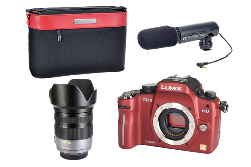 Reflex PANASONIC GH1ROUG+OBJ+ETUI+MIC