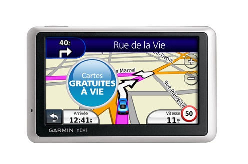 GPS GARMIN NUVI 1340T CARTE &agrave; VIE
