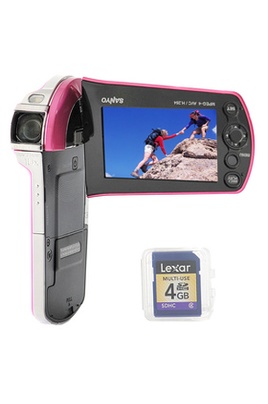 Cam?ope de poche SANYO CS1 ROSE+SD4 GO