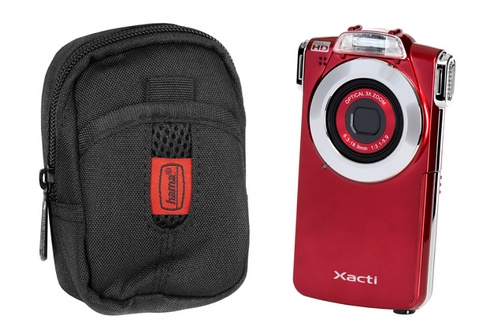 Cam?ope de poche SANYO POCKET DUAL ROUGE+ETUI