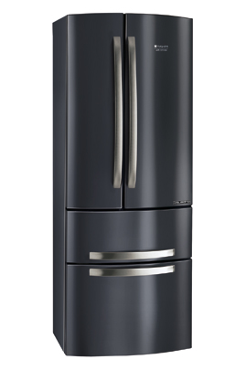 Refrigerateur congelateur en bas HOTPOINT/ARISTON QUADRIO 4D SB/HA TITANE