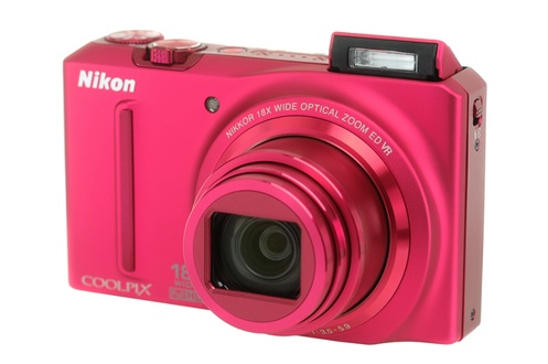 Appareil photo compact NIKON COOLPIX S9100 ROUGE