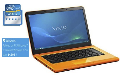 PC portable SONY VAIO VPC CA1S1E/D
