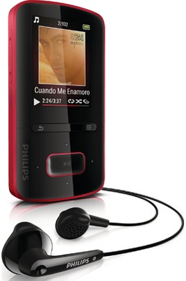 Baladeur vidéo MP3-MP4 PHILIPS VIBE 4Go Rouge