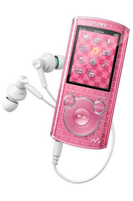 Baladeur vidéo MP3-MP4 SONY NWZ-E464 ROSE 8Go