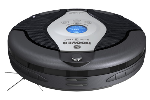 Aspirateur robot HOOVER RBC009-Détection des obstacles et du vide - Programmable / 9 modes de nettoyage - Système de navigation AAI / Lampe UV / Lustreur - Filtre HEPA