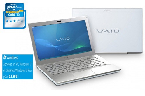 PC portable SONY VAIO VPC-SB3L9E/W.FR5