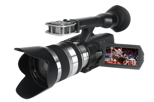 Cam?ope Haute D?nition SONY NEX VG20 + 18-200
