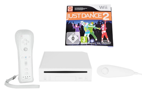 Consoles Wii NINTENDO WII BLANCHE + JUST DANCE 2