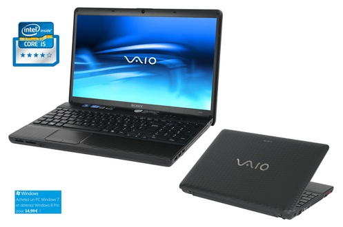PC portable SONY VAIO VPC-EH3U1E/B.FR5