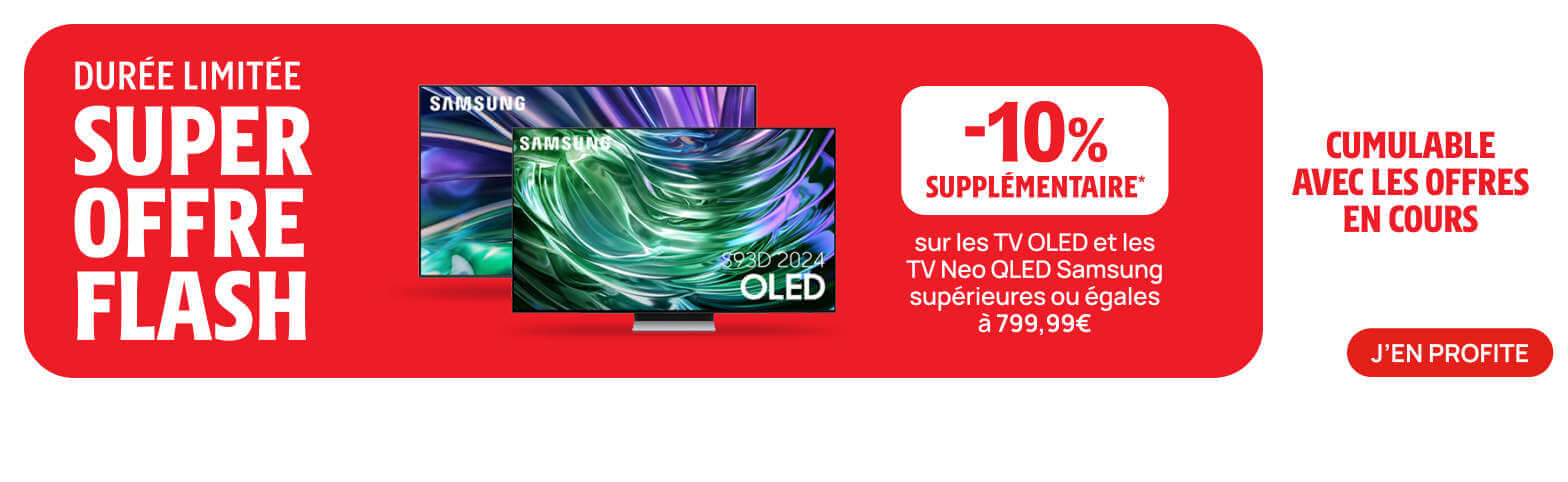 Super offre flash TV Samsung