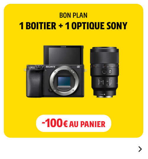 1 boîtier + 1 optique Sony